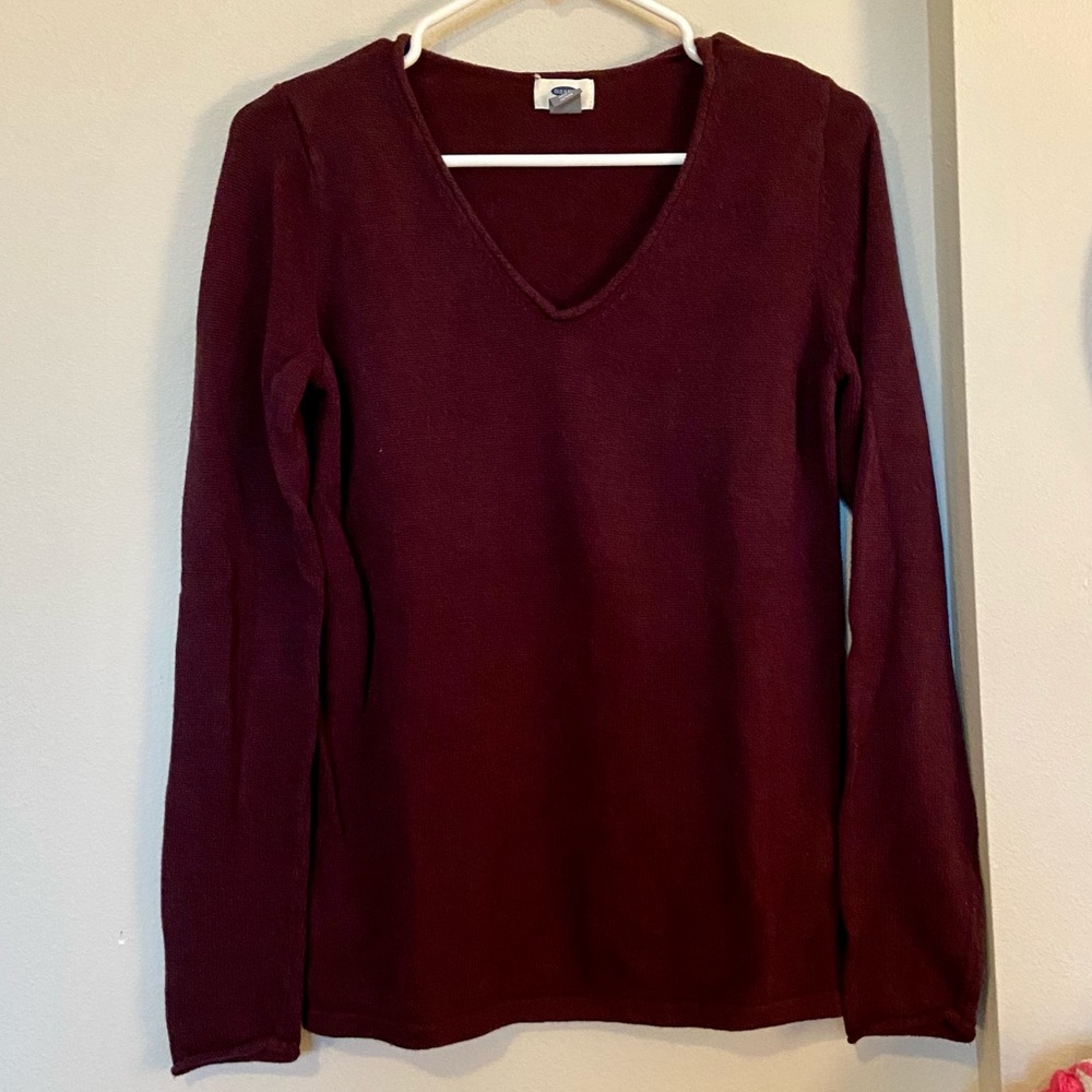 VNeck Basic Sweater